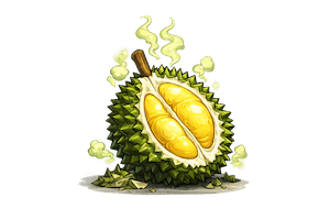 Stinky durian obstacle